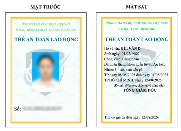 Cơ sở pháp lý về thẻ an toàn lao động